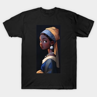 Girl with Earring T-Shirt